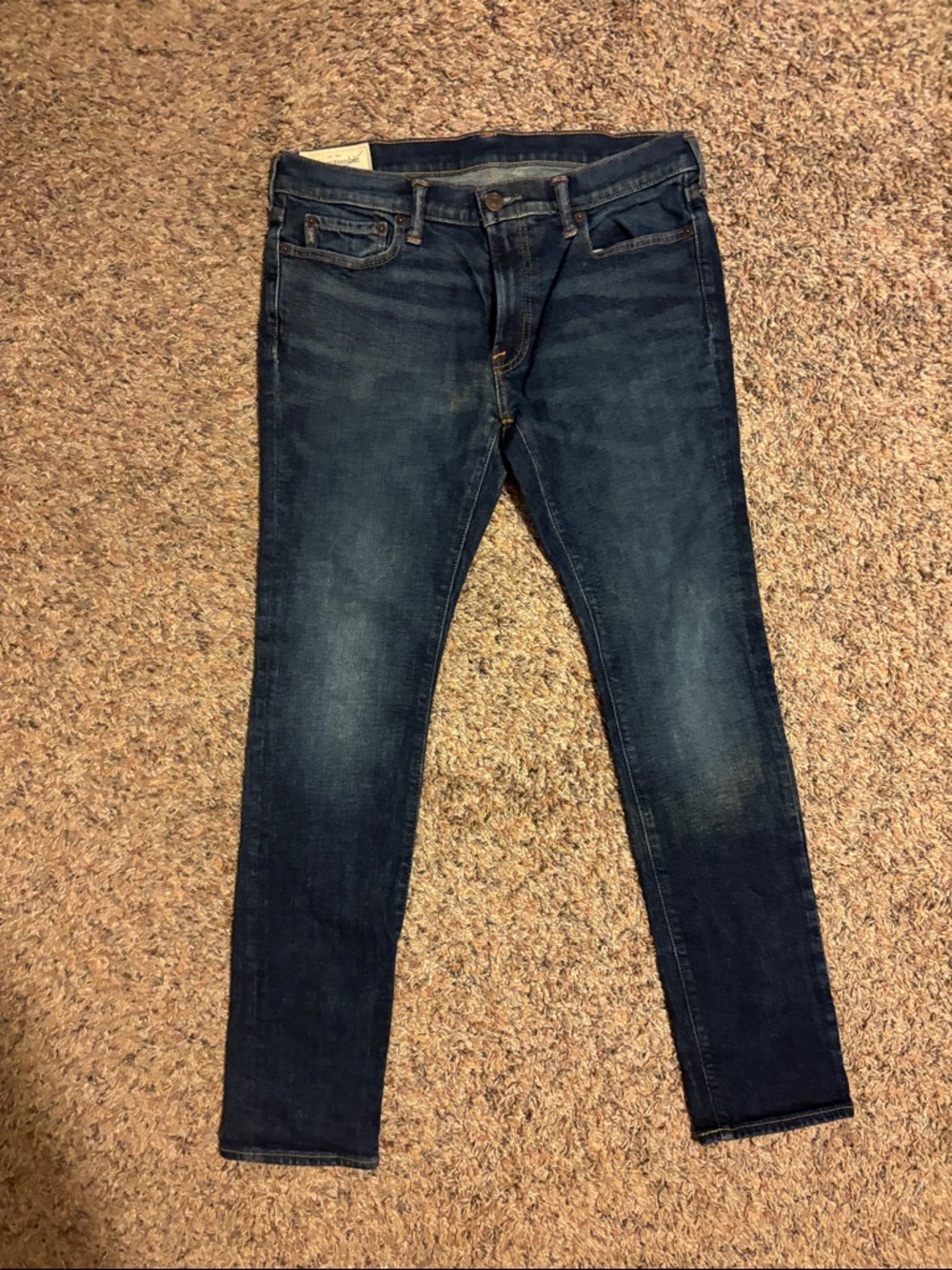 Abercrombie & Fitch Dark Blue Skinny Jeans